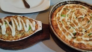 Kebabish Pizza Okara Food review  okara Pakistan  mirha Fatima [upl. by Elleirol]