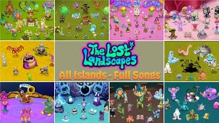 The Lost Landscapes  All Islands All Songs 4K  My Singing Monsters my Fanmade [upl. by Trilley]