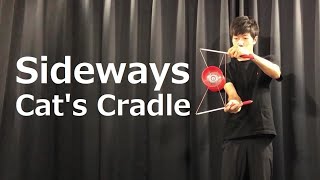 Diabolo Trick Sideways Cats Cradle [upl. by Ycrad]