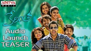 Kerintha Movie Audio Launch Teaser  Sumanth Aswin Sri Divya [upl. by Nylassej]