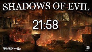 Shadows of Evil Solo Easter Egg Speedrun 2158 [upl. by Maxantia]