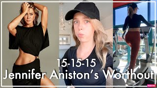 My thoughts on Jennifer Anistons 151515 workout [upl. by Euqnimod193]