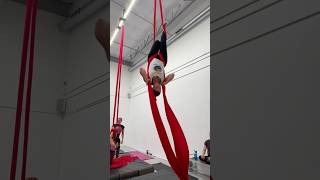 Aerial silks red aerial silks aerialsilks silkslove aerialfootage aerialfootage aerialdance [upl. by Cash255]