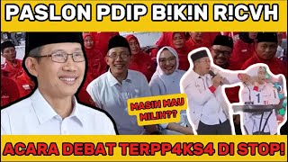 PDIP SIAP SIAP KALAH TELAK PASLON USUNGAN NYA MALAH BLUNDER PAS DEBAT MC DAN KPU DIHIRAUKAN [upl. by Jenne]