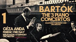 Bartók  Piano Concerto No 1 Sz 83  Remastered Centurys recording Géza Anda Ferenc Fricsay [upl. by Traweek]