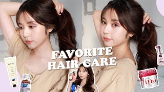 ✨FAVORITE HAIR CARE เปิดกรุบำรุงผมที่ดีที่สุด มีครบทุกอย่าง  Babyjingko [upl. by Onit27]