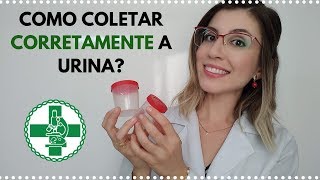 Como coletar corretamente a urina [upl. by Werd]