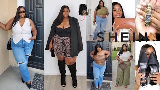 Shein ALWAYS Come Throughh Early FALL Shein Haul plus size  SameFitDoneThick [upl. by Graehl]