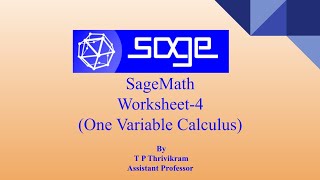 SageMathOne Variable Calculus [upl. by Maddeu]