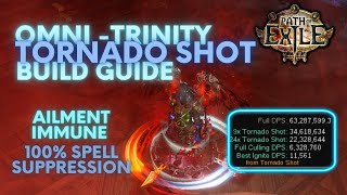 Path of Exile 318 Omni Trinity Tornado Shot Deadeye Build Guide Update video link in description [upl. by Kyd]