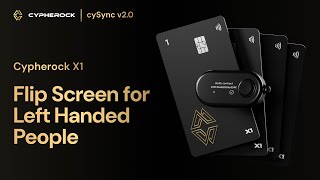 How to Flip Screen of the X1 Vault in Cypherock X1 Hardware Wallet [upl. by Arimas267]