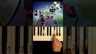 22 Hell is Forever Hazbin Hotel Piano Tutorial shorts [upl. by Gautious]