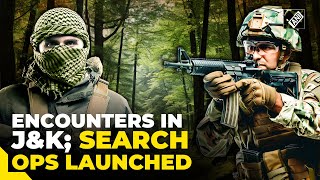 JampK Security forces launch manhunt in Anantnag Kishtwar after 2 soldiers killed in Kokernag [upl. by Elletsirhc]