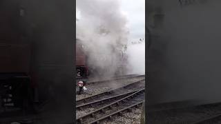 Gloucestershire Warwickshire Railway  GWR Black 3850 at Toddington trains railway gwr steam [upl. by Wivinah]