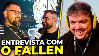 FALLEN FALA SOBRE O JOGO CONTRA A SASHI  CORTES DO GAULES [upl. by Newberry]