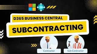 Subcontracting in Dynamics 365 Business Central NAV  Session  28  Hindi [upl. by Nylloh]