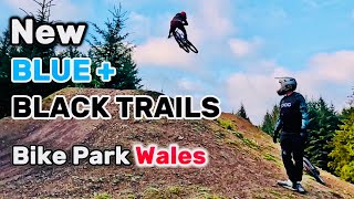 Riding New Trails at Bike Park Wales mtb downhill bikepark bike mountainbike mtblife mtblove [upl. by Aicaca743]