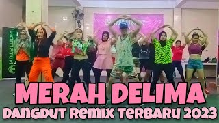 MERAH DELIMA  DANGDUT REMIX 2023  ZUMBA CHOREO BY ARUL ZIN [upl. by Sineray]