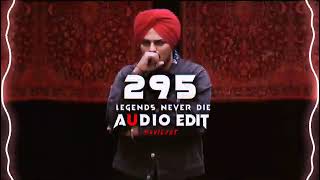 295 Official Audio  Sidhu Moose Wala  The Kidd  Moosetape [upl. by Mercado]