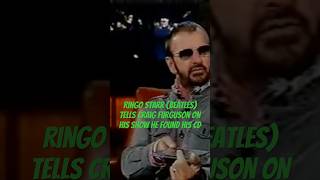 Ringo Starr Beatles Tells Craig Ferguson on his show he found his CD💿🎶🥁🎹🎸 shorts [upl. by Neirb]