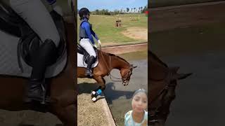 horse equestrian horseriding jumping pony failarmy trending funny happykarwachauth [upl. by Sigsmond]