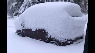 72 Hour Time Lapse of Snow Storm Melting  April in Minnesota [upl. by Aicitel]