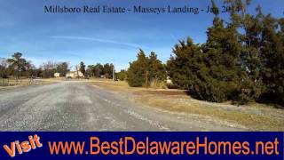 Millsboro Delaware Real estate  Masseys Landing  Jan 2014 [upl. by Ecnaralc]