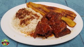 Costillas horneadas con caldo I Comida Nicaraguense [upl. by Fahland]