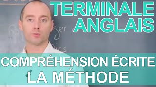 Compréhension écrite  La méthode  ANGLAIS  Terminale  Les Bons Profs [upl. by Raknahs983]