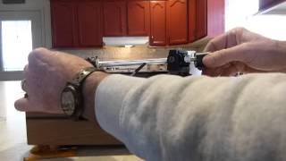 Adjusting tonearm balance and tracking force on a DUAL 1009 or 1019 turntable [upl. by Arahk]