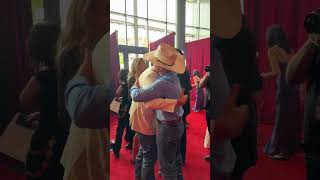 No better way to kick off the night at CMTAwards than a hug between Cody Johnson amp Parker McColum [upl. by Warfold]