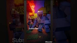 Iron golem a big protector shortvideo minecraft gamerzfleet herobrine trending viralreels [upl. by Arabrab994]