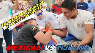 Ricardo GARCÍA MXL enfrenta a EL CAZADOR DE BRAZOS DE TIJUANA [upl. by Ardnuassac387]