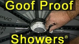 Goof Proof Shower Installation  02 [upl. by Airot]