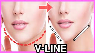 V Shape Face Exercise  Japanese Face Massage to Slim Down Your Face and Get V Shaped Face [upl. by Eelanej]