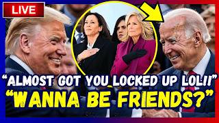 Biden Smiling With Trump at White House as Dr Jill SNUBS Kamala in Ruthless Move [upl. by Airlie414]