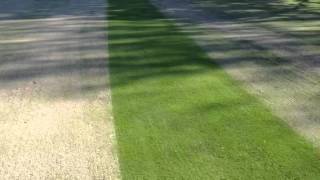 Verticutting and topdressing fairways [upl. by Siegel416]