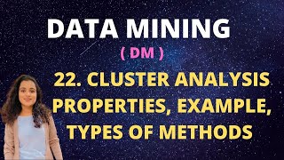 22 Cluster Analysis  Properties Categories Of Methods DM [upl. by Acinnej]