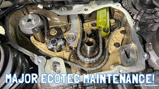 Saab 93 20T Water Pump and Timing and Balance Chain Replacement [upl. by Aeiram]