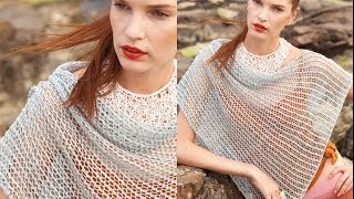 11 Lace CoverUp Vogue Knitting SpringSummer 2011 [upl. by Nesrac796]