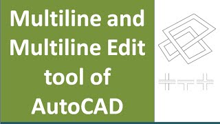 Multiline multiline style and multiline edit commands of Autocad [upl. by Ecirtahs622]