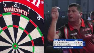 Mensur Suljovic v Kim Huybrechts  HAPPYBET INTERNATIONAL DARTS OPEN FINAL [upl. by Savil]