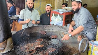 Bajaur Chapli Kabab  Tawa Fish Fry Patak Mela Bajaur  Peshawari Chapli Kabab in Bajaur Street Food [upl. by Nnylecoj]