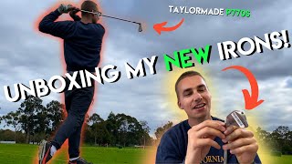 Unboxing my NEW TAYLORMADE P770 IRONS [upl. by Ehcor]