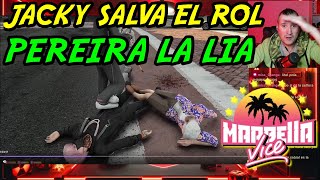 INTENTAN SECUESTRAR a LA SEÑORA pero PEREIRA LA LÍA en Marbella Vice  Comentando roleplay GTA [upl. by Arised]