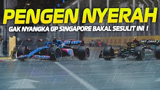 HUJAN LEBAT  GP SINGAPORE JADI MOMOK MENGERIKAN   F1 23 CAREER 16 [upl. by Orsa899]