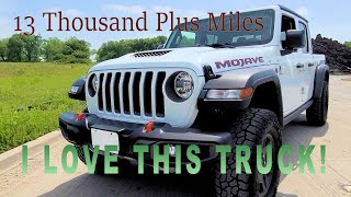 2023 Jeep Gladiator Mojave 13000 Mile Review [upl. by Idnal187]