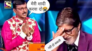 Popat Lal and Amitabh bachchan funny talk  Tarak Mehta ka ooltah chashma  Kon banega crorepati [upl. by Inaliak]