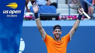 Juan Martin del Potro Advances To Second US Open Final [upl. by Marga915]