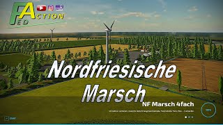 LS 22 Mapvorstellung Nordfrisische Marsch 4fach V10 Farming Simulator 22 [upl. by Meirrak]